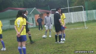 Japanese Soccer Sluts Gets Multiple Cocks